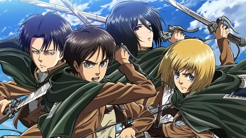 Gambar ekspresi para karakter Attack on Titan