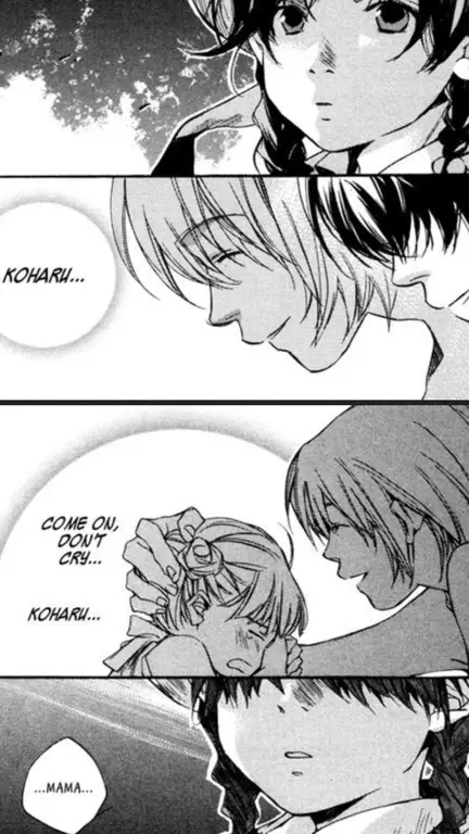 Ekspresi karakter yang menggambarkan emosi yang mendalam Adegan emosional dalam anime Hello Sleepwalkers