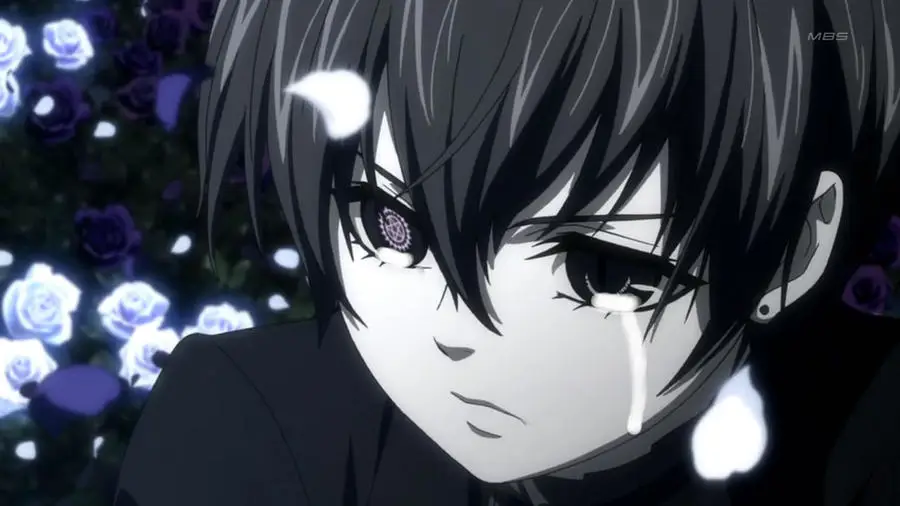 Gambar Ciel Phantomhive yang Sedih dan Terluka