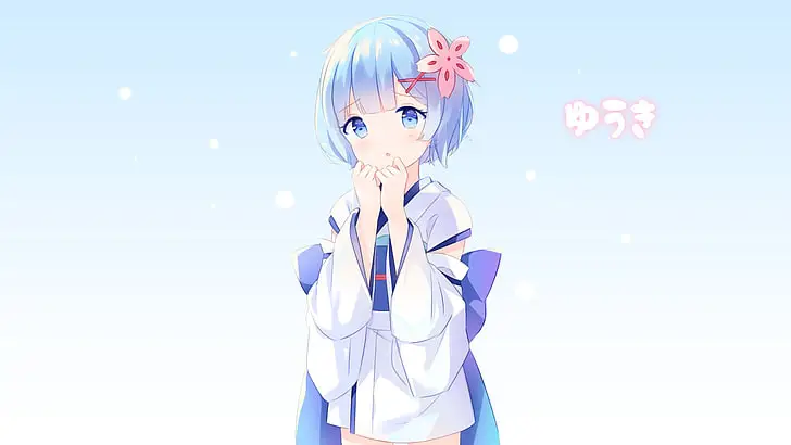 Foto Anime Rem dengan ekspresi lucu