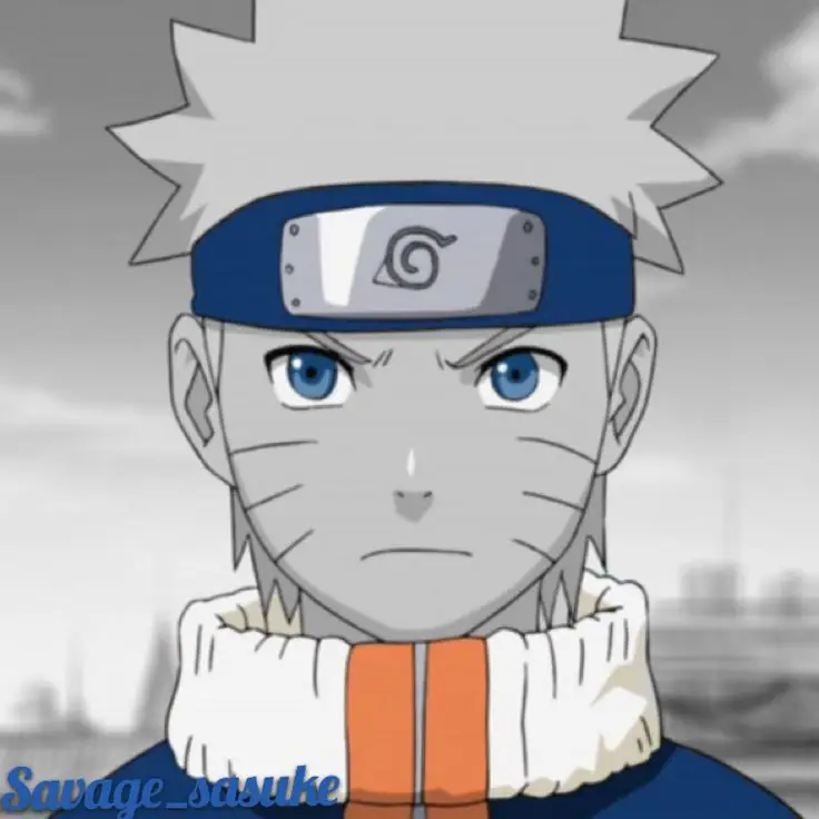 Gambar wajah Naruto ekspresi marah dari dekat