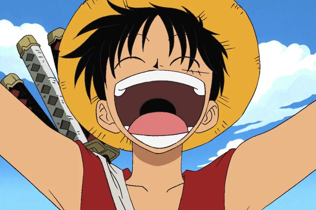 Luffy kecil yang lucu dan menggemaskan