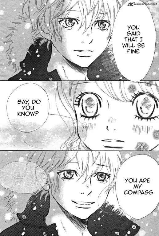 Panel manga Bokura ga Ita yang memperlihatkan ekspresi Nanami