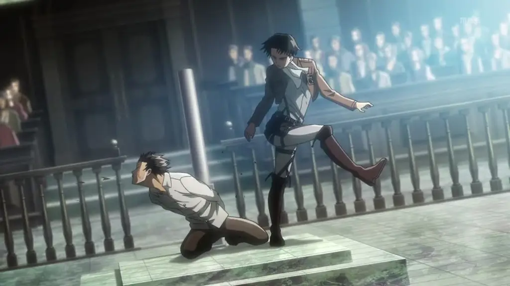 Reaksi para karakter di Attack on Titan Season 4 Episode 14