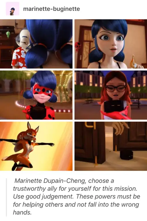 Gambar Alya dari Miraculous Ladybug yang menunjukkan emosi tersembunyi