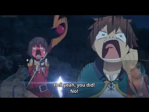 Momen-momen lucu dalam anime KonoSuba