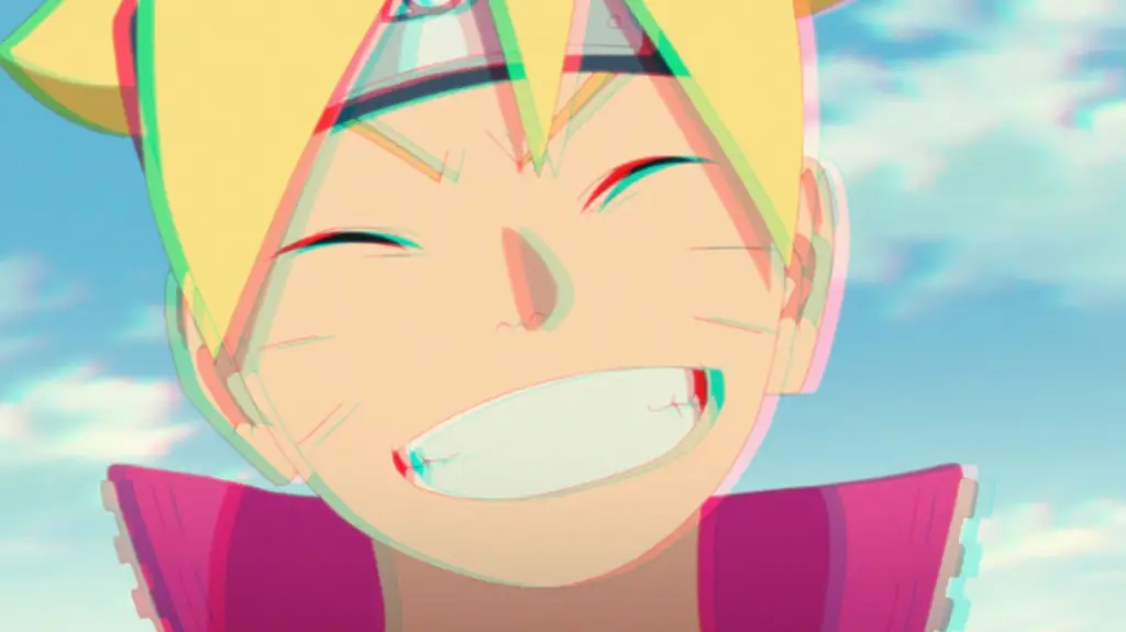Ekspresi Wajah Boruto yang Ceria Gambar Boruto tersenyum