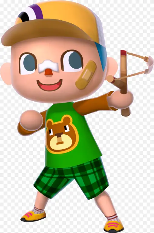 Berbagai ekspresi wajah di Animal Crossing New Leaf