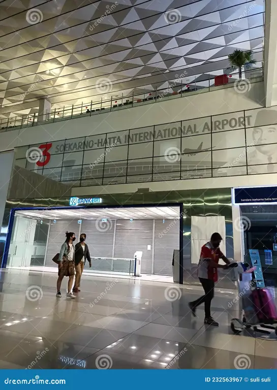 Eksterior Terminal 3 Bandara Soekarno Hatta yang megah dan modern