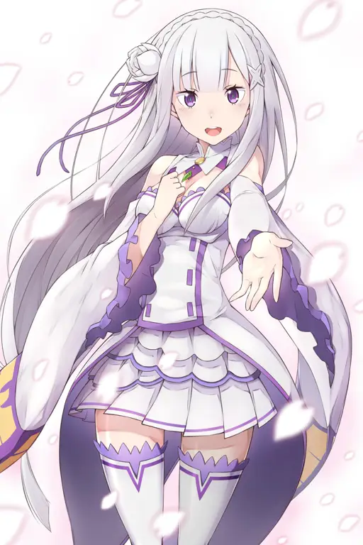 Gambar Emilia dari Re:Zero