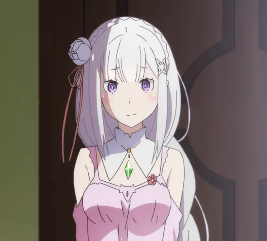 Gambar Emilia dalam Re:Zero S3