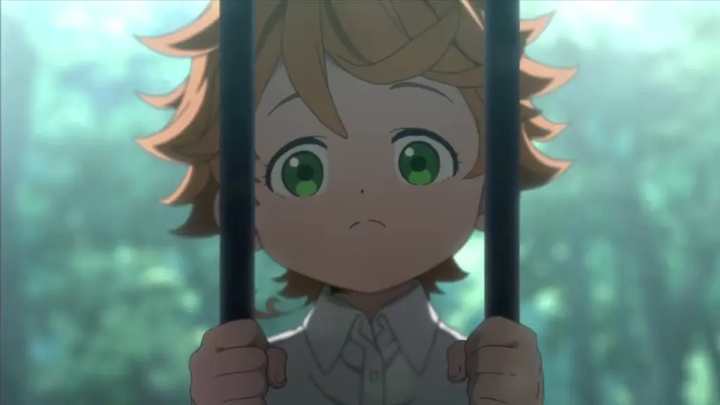 Gambar Emma, Ray, dan Norman dari Promised Neverland season 2