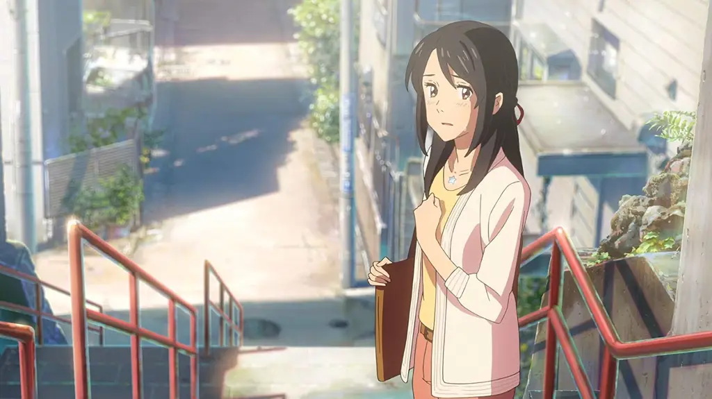 Adegan anime Your Name yang mengharukan