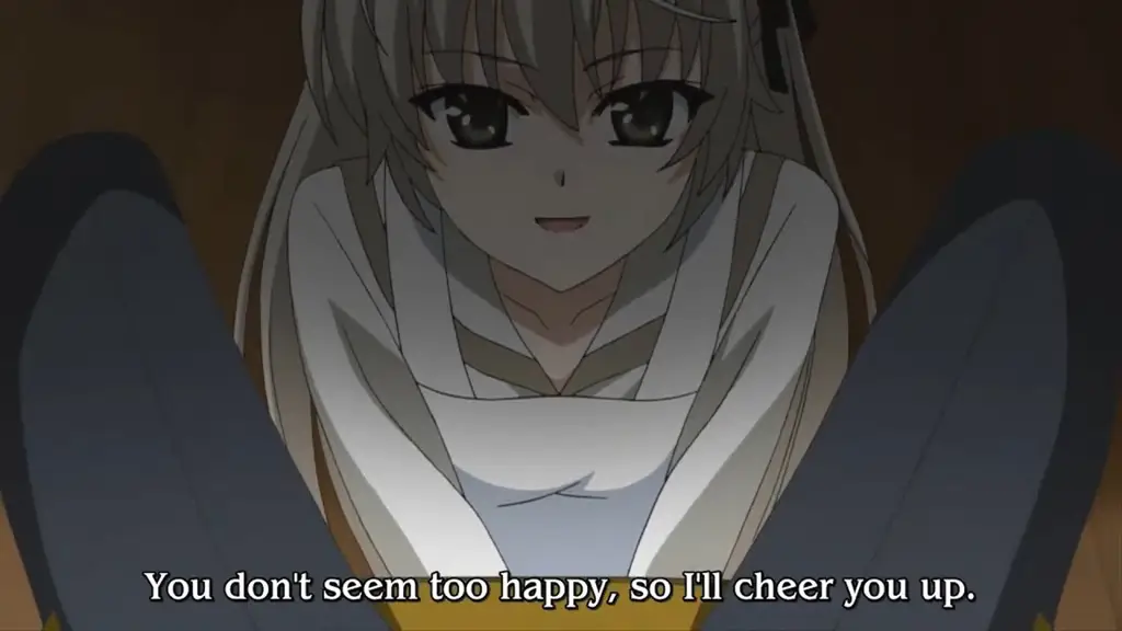 Adegan emosional dari anime Yosuga no Sora