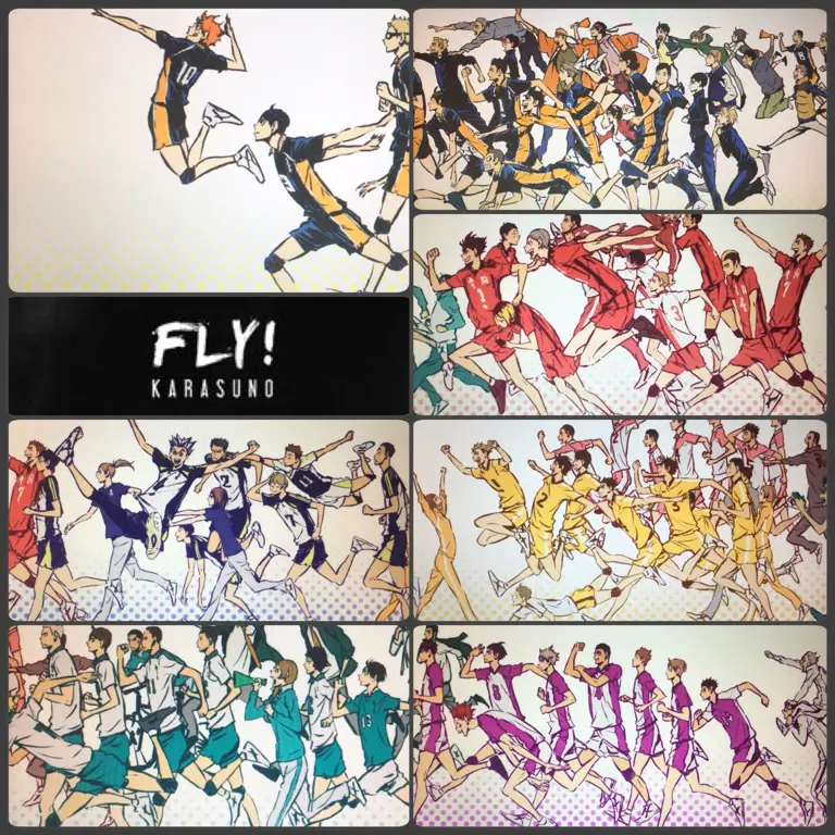 Gambar adegan penutup anime Haikyuu!!