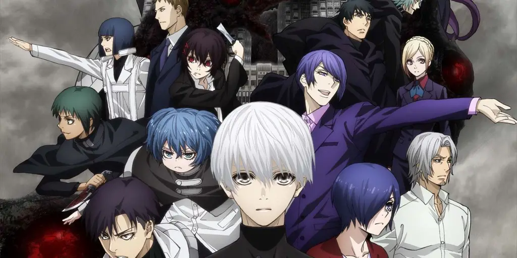 Gambar adegan penutup yang penuh makna dari anime Tokyo Ghoul:re