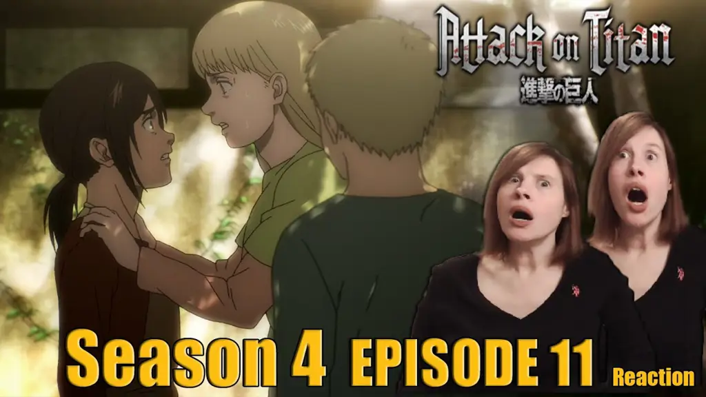 Gambar adegan penutup Attack on Titan Season 4 Episode 11