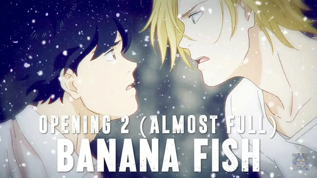 Adegan akhir dari anime Banana Fish