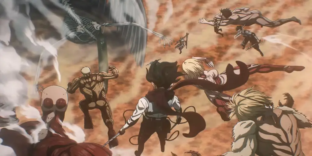 Ending dari anime Attack on Titan