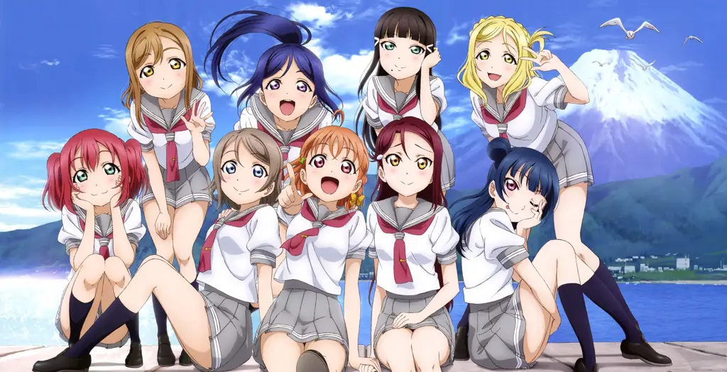 Konser Aqours dalam anime Love Live! Sunshine!!