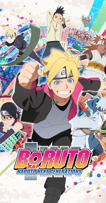 Gambar cuplikan episode Boruto terbaru yang menegangkan.