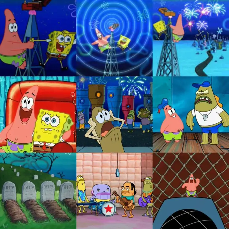 Gambar beberapa episode Spongebob yang populer