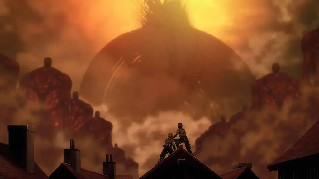 Eren Muda dan Tekadnya Eren Yeager di episode pertama Attack on Titan