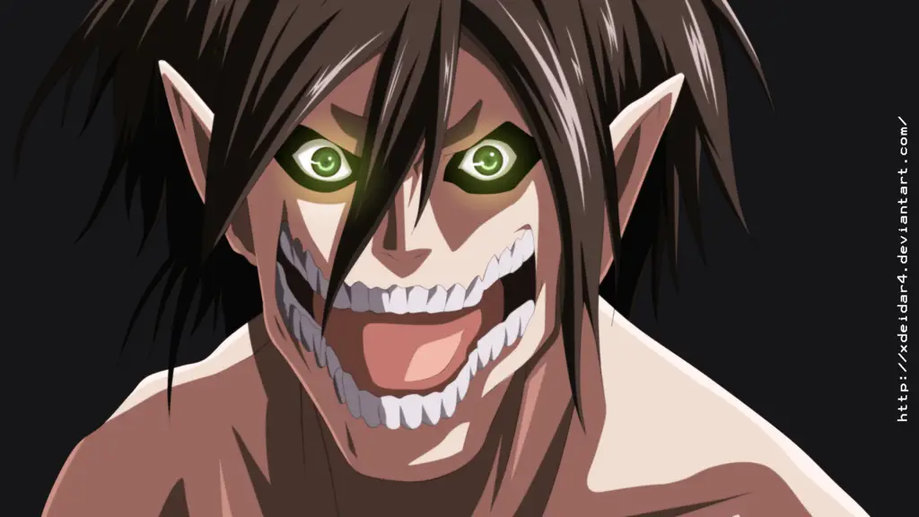 Gambar Eren Yeager di Attack on Titan episode 2