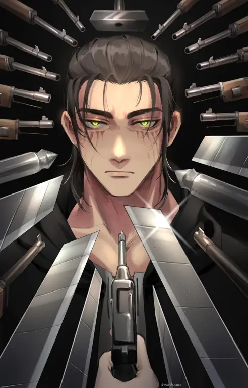Eren Yeager dalam Season 4 Gambar Eren Yeager, karakter utama Attack on Titan