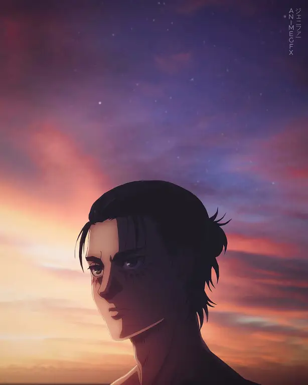 Gambar Eren Yeager di Attack on Titan season 4