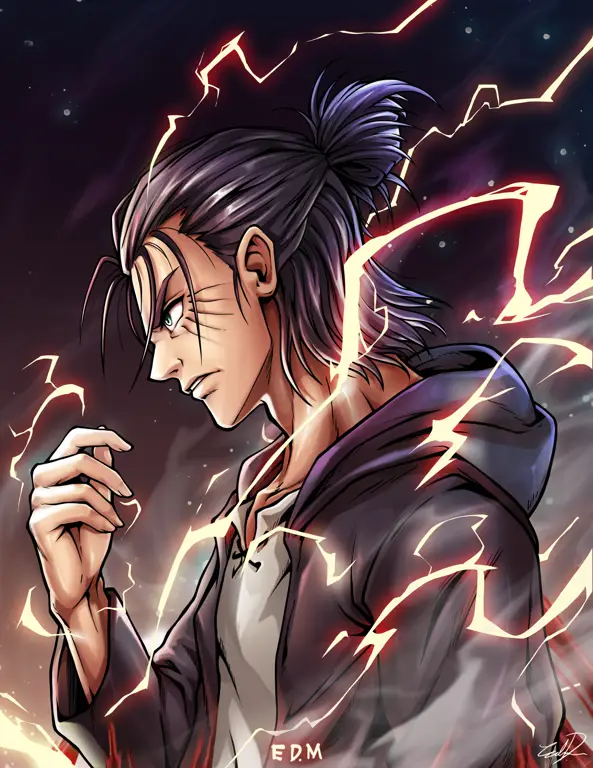 Eren Yeager dalam Season 4 Gambar Eren Yeager, tokoh utama Attack on Titan