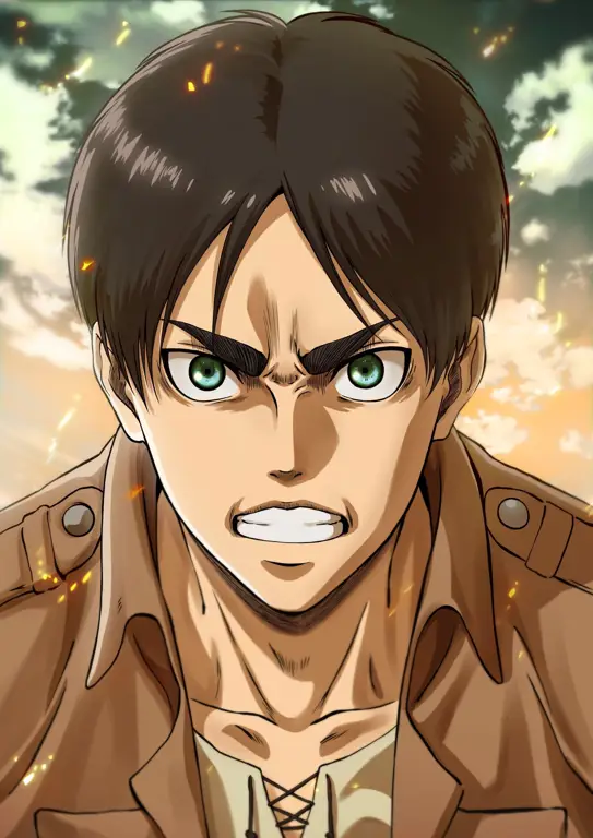 Gambar Eren Yeager dari Attack on Titan