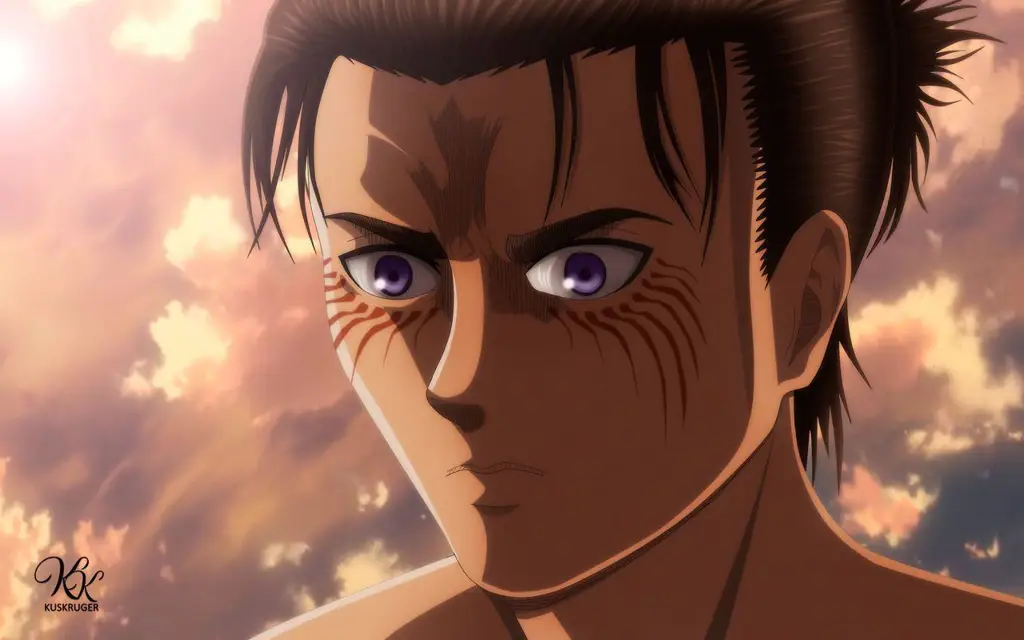 Gambar Eren Yeager di Attack on Titan Season 4 Part 2