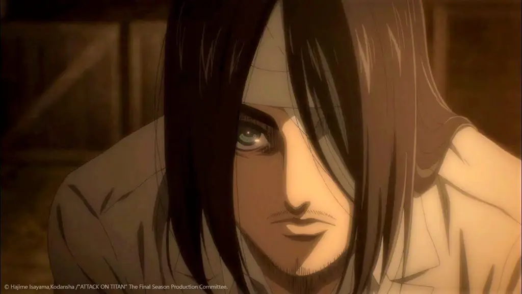 Gambar Eren Yeager dalam Shingeki no Kyojin season 4