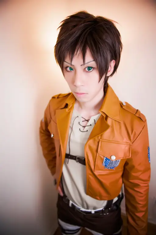 Eren Yeager, protagonis utama dalam Attack on Titan Gambar Eren Yeager dalam Attack on Titan