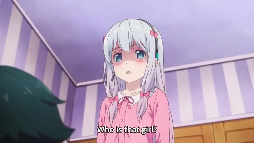 Adegan dari Eromanga Sensei dengan sulih suara bahasa Inggris
