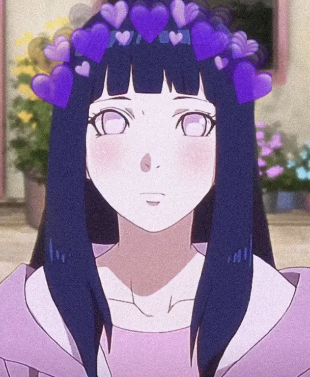 Gambar-gambar estetis bertema Hinata Hyuga