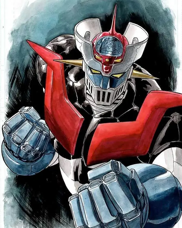 Desain robot Mazinger Z di film Infinity