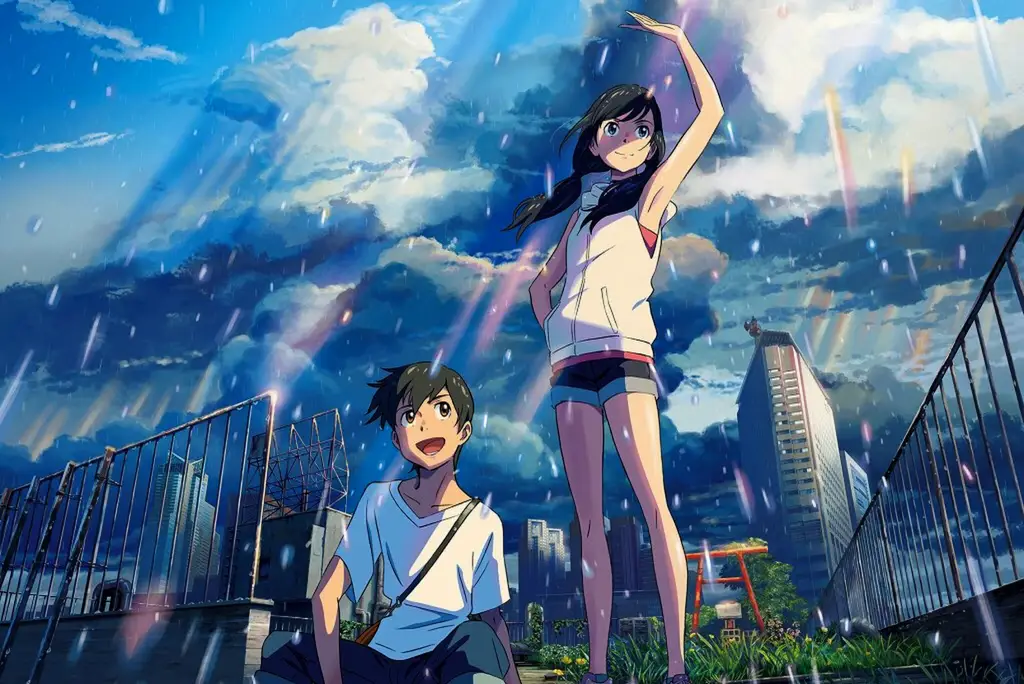 Perbandingan gaya animasi Makoto Shinkai