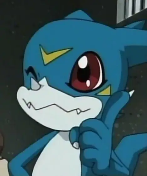 Gambar evolusi Veemon di Digimon Adventure 02