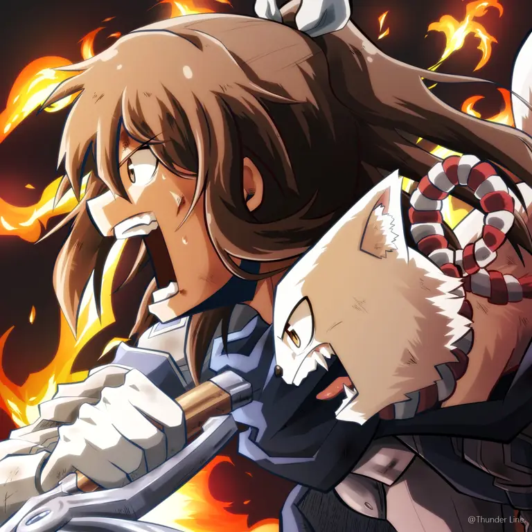 Gambar fan art dari anime Bofuri