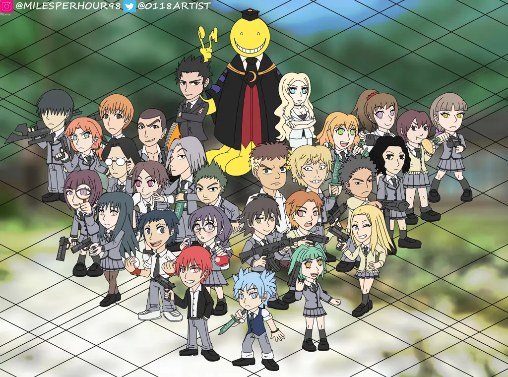 Gambar fan art Assassination Classroom