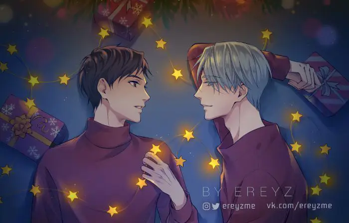 Gambar penggemar tentang manga Yuri!!! on Ice