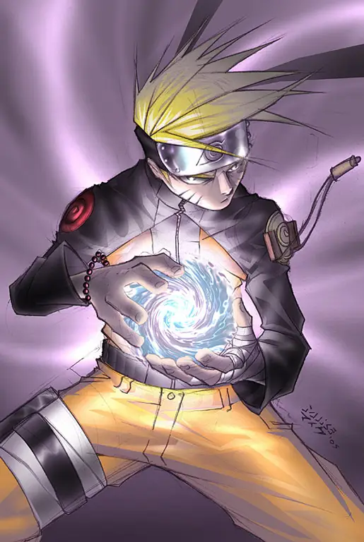 Gambar fan art Naruto dengan tema hentai