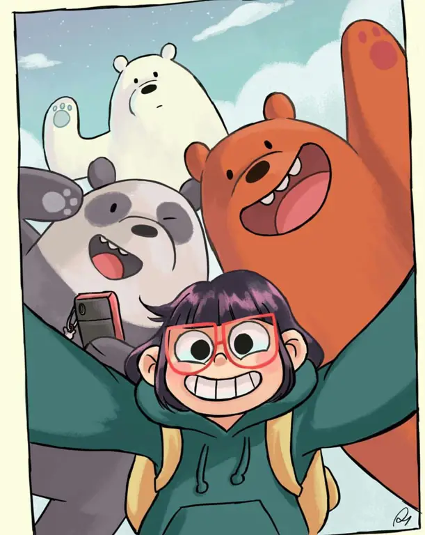 Gambar fan art We Bare Bears