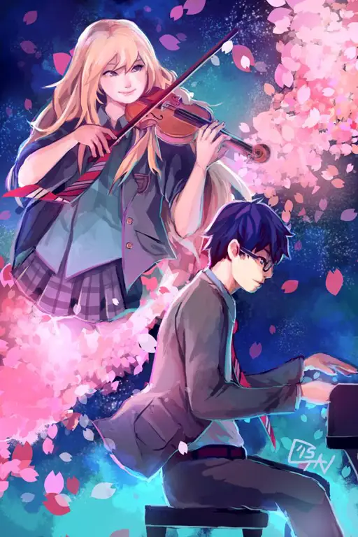 Gambar penggemar Your Lie in April