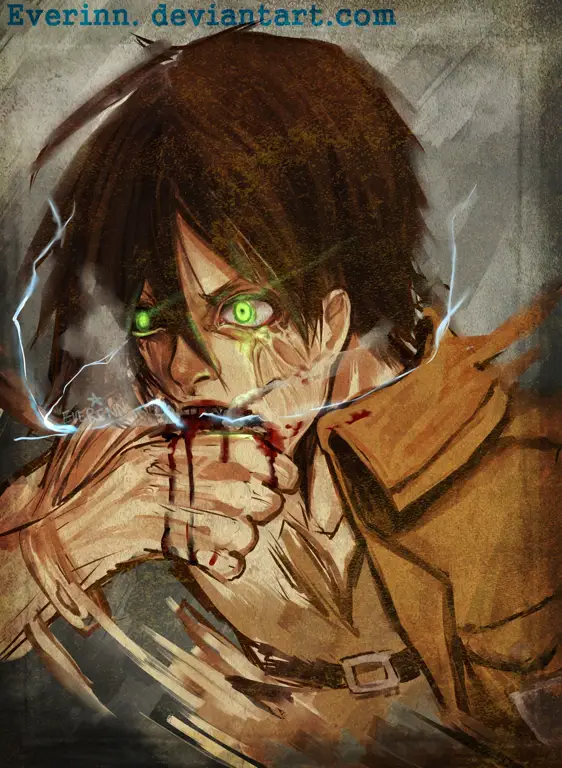 Gambar fanart Attack on Titan yang menarik