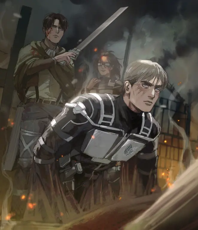 Gambar penggemar dari Attack on Titan Season 4 Episode 14