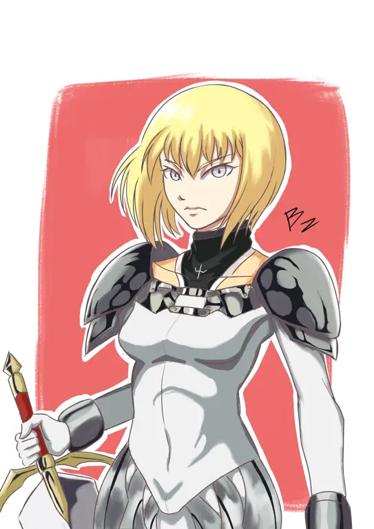 Gambar fanart Claymore yang aman untuk dilihat