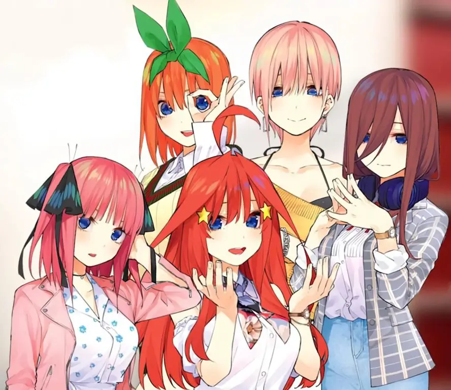 Gambar fanart Gotoubun no Hanayome